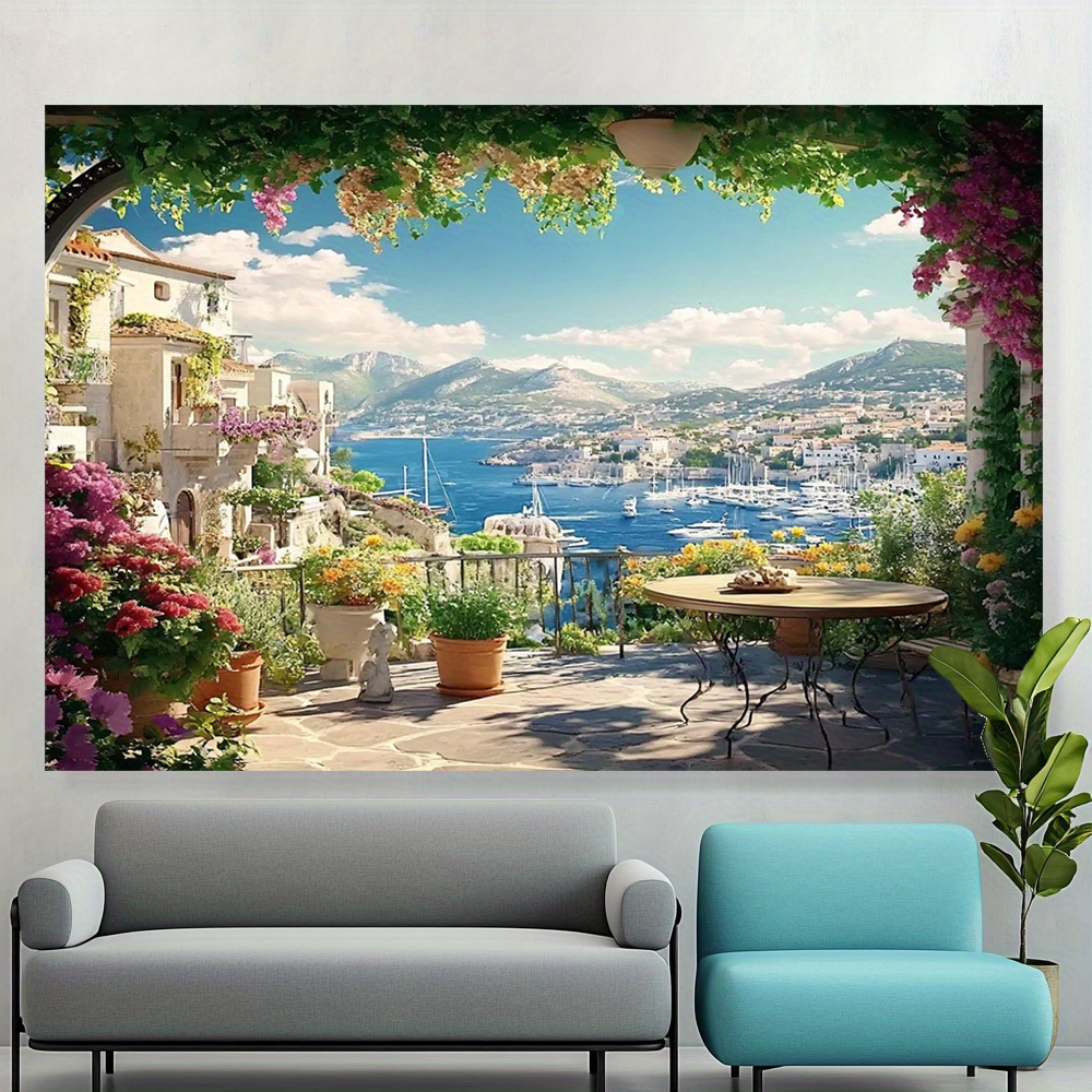 Interior Design Years Of School - A two-dimensional work, depicting a Mediterranean