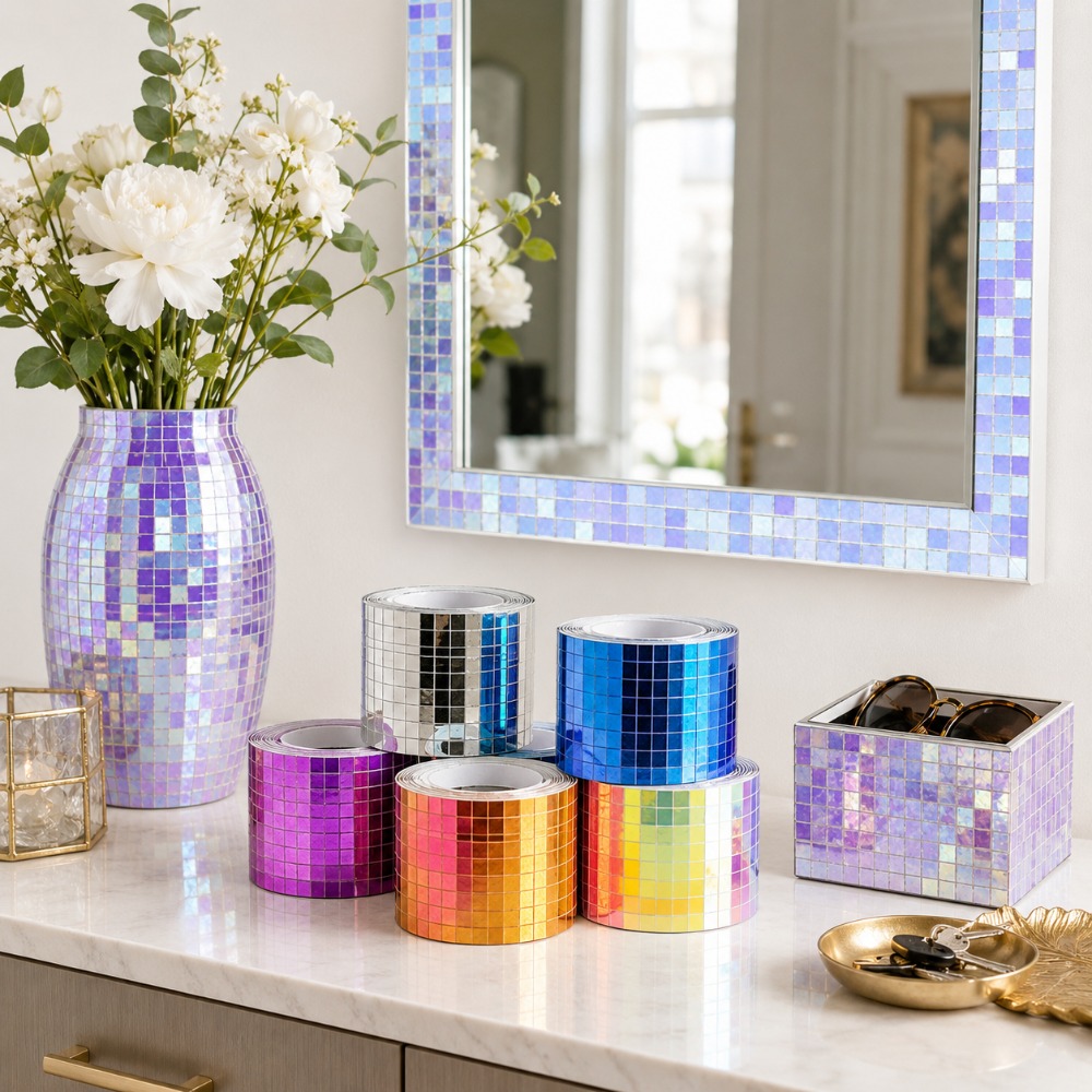 Interior Design Years Of School - Decorative Mirror Wall Stickers Mosaic Tile