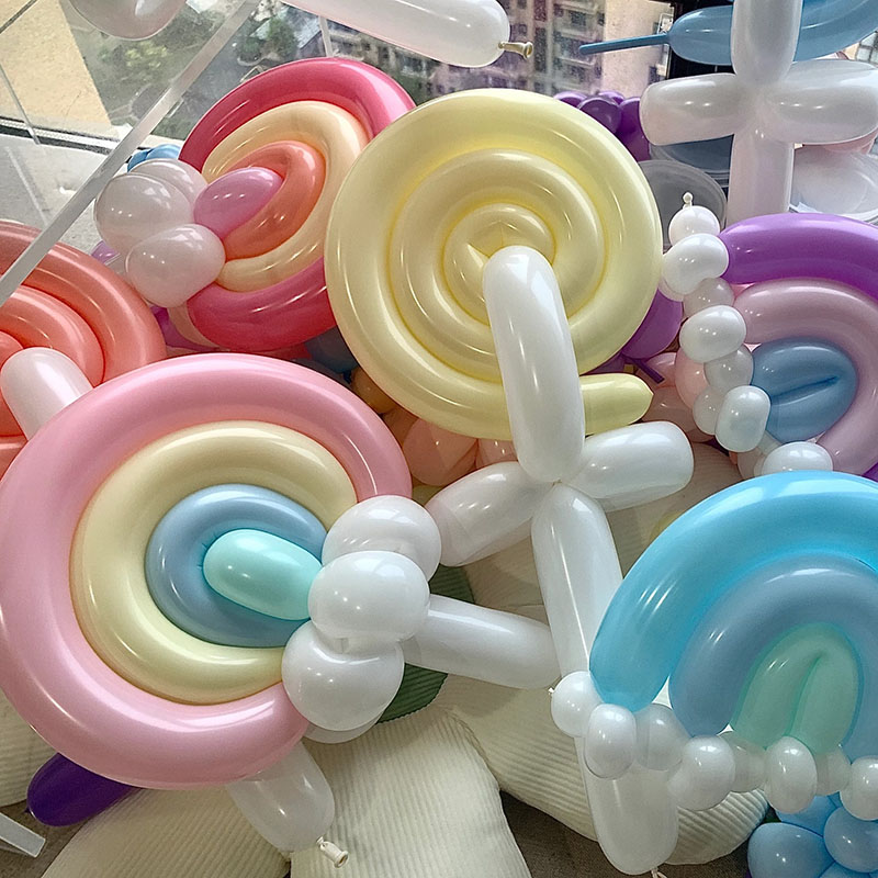 Interior Design Years Of School - Macaron Long Balloon 1.8g Versatile Magic
