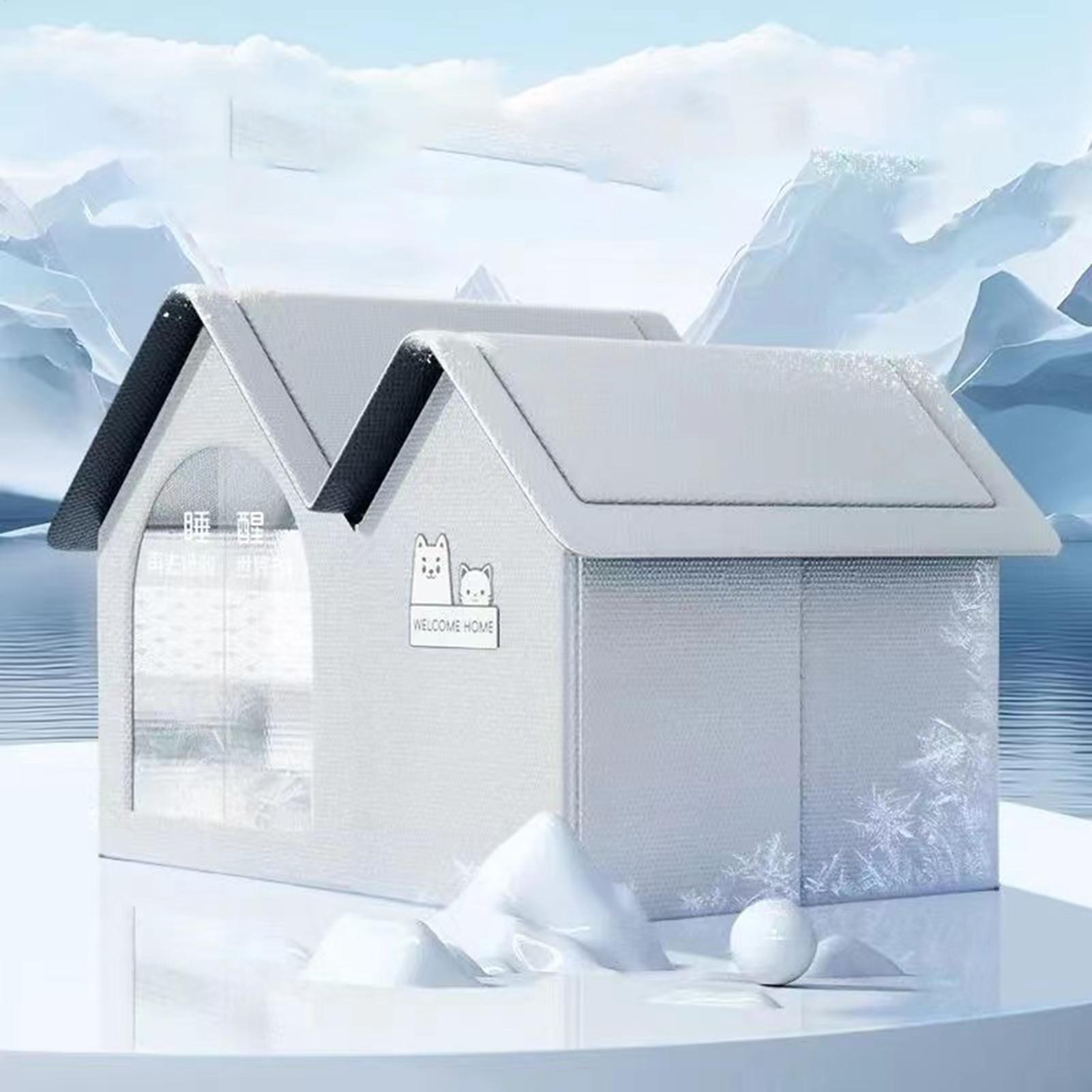 Interior Design Deck - Pet cooling house foldable pet ice