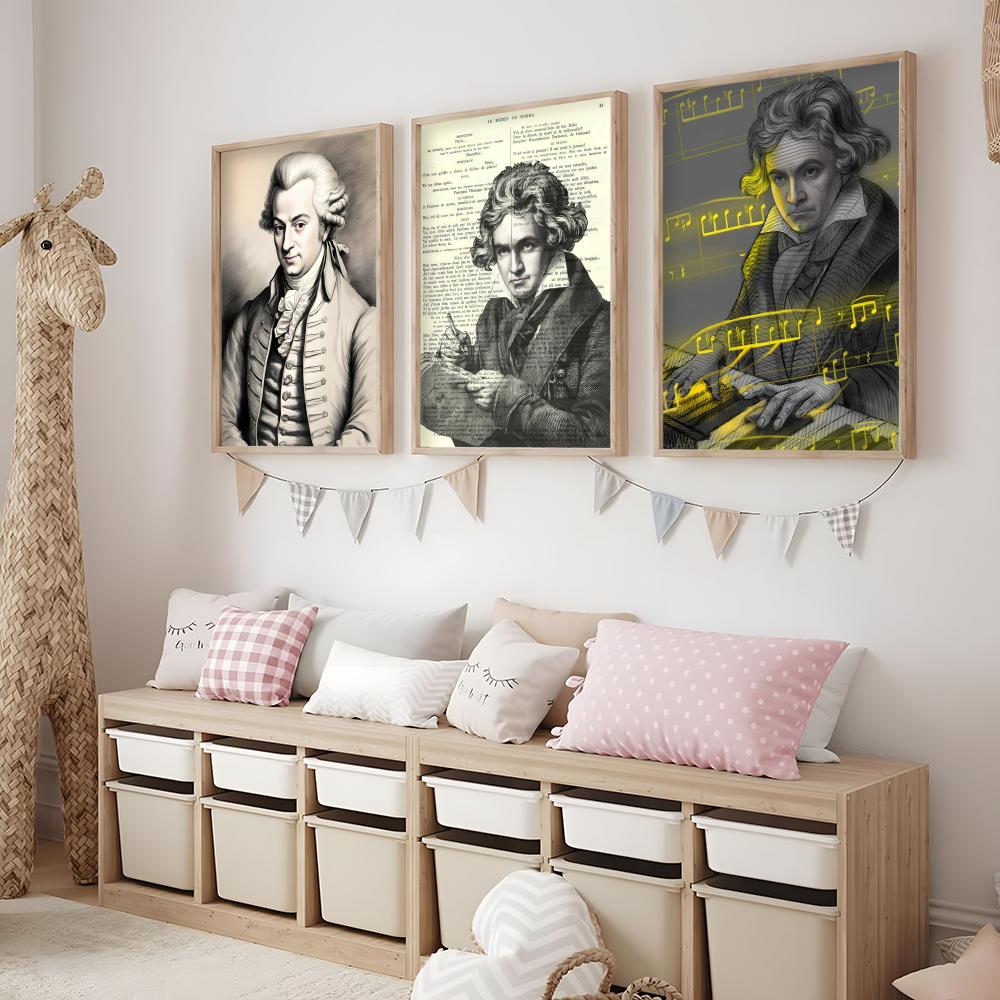 Classic Music M-Mozart Poster  - Interior Design Studio review and price