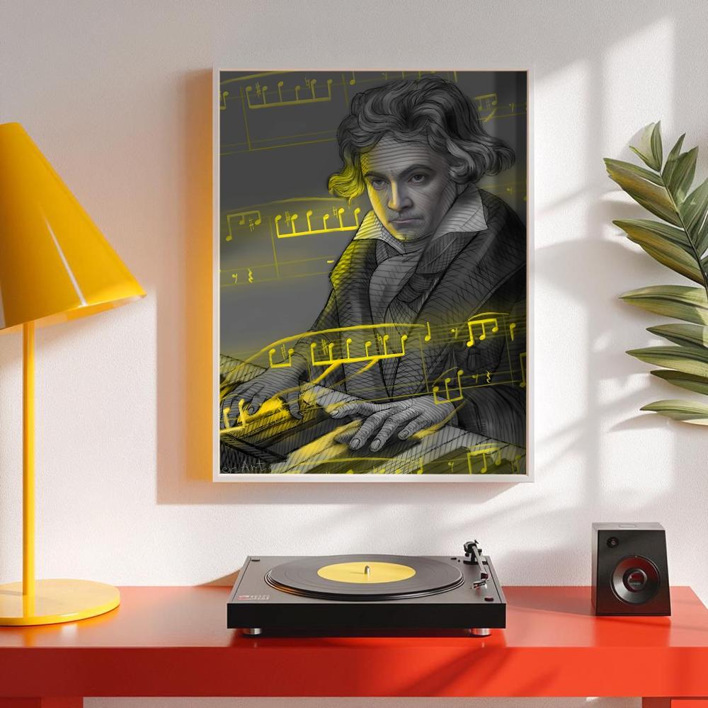 Classic Music M-Mozart Poster  - Interior Design Studio review and price