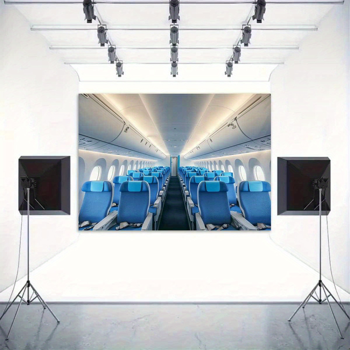 1pc aircraft cabin party Backg - Interior Design Years Of School review and price