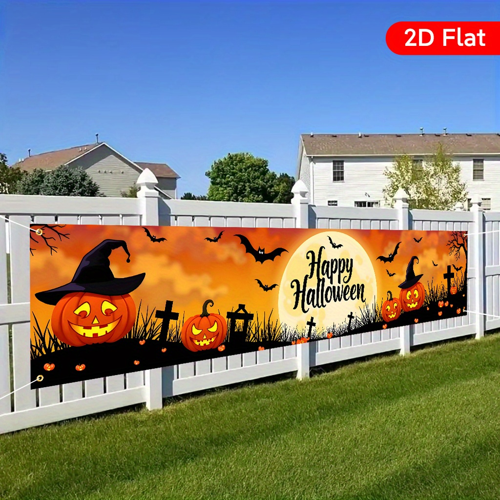 1-Piece Halloween Garden Banne - Interior Design Years Of School review and price