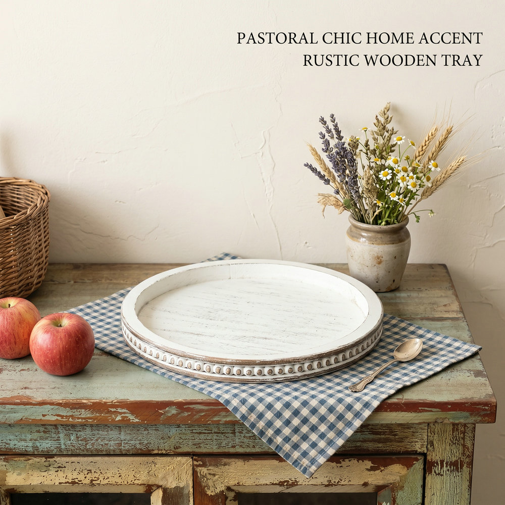 Rustic Vintage Farmhouse Woode - Travertine Tray Oval review and price