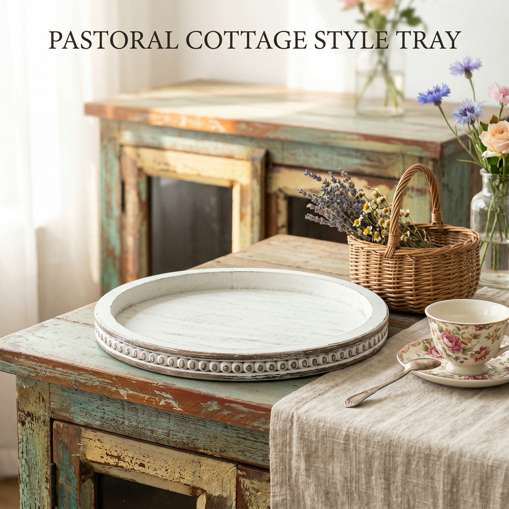 Rustic Vintage Farmhouse Woode - Travertine Tray Oval review and price