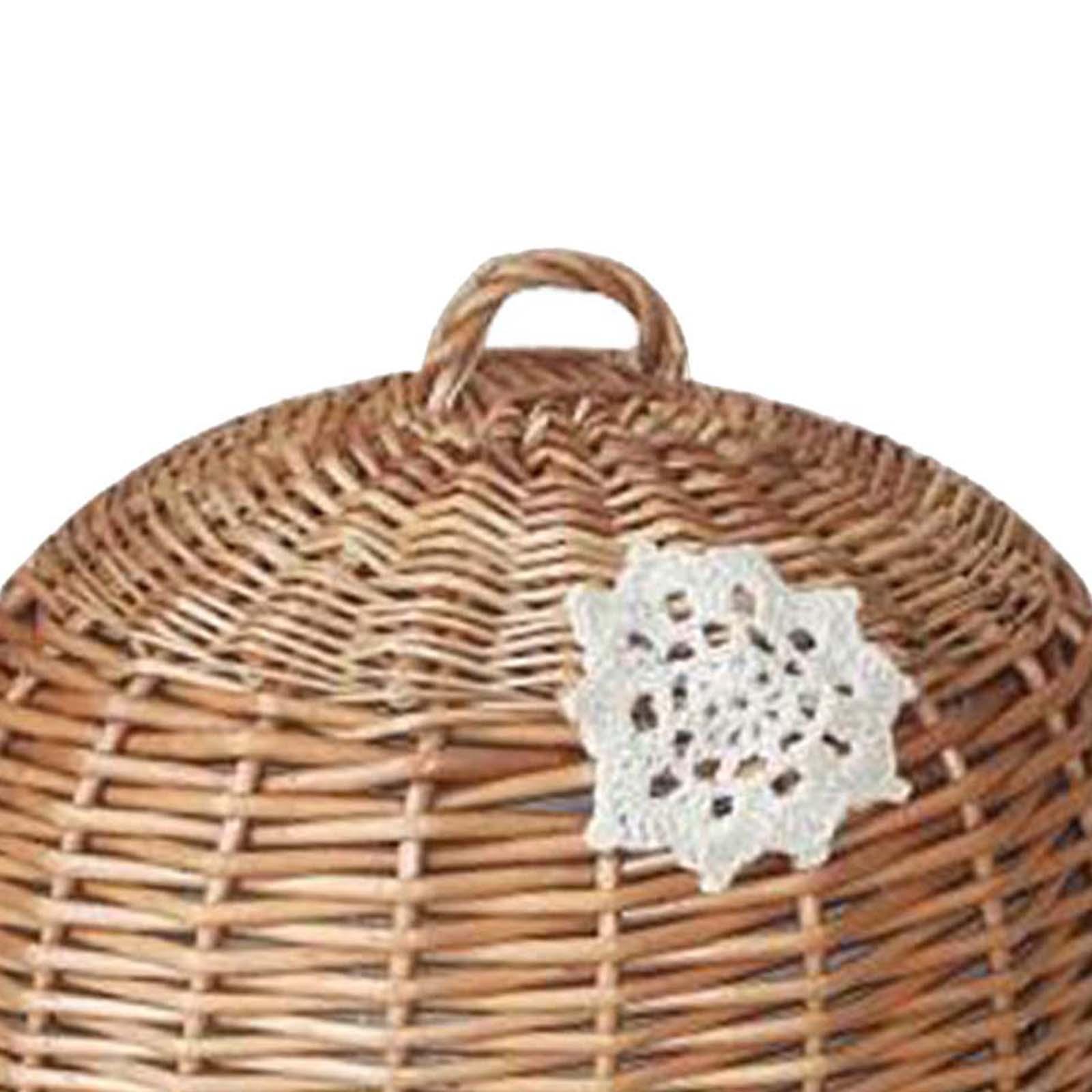 Food Dome Lid and Serving Tray - Rattan Tray Handle review and price