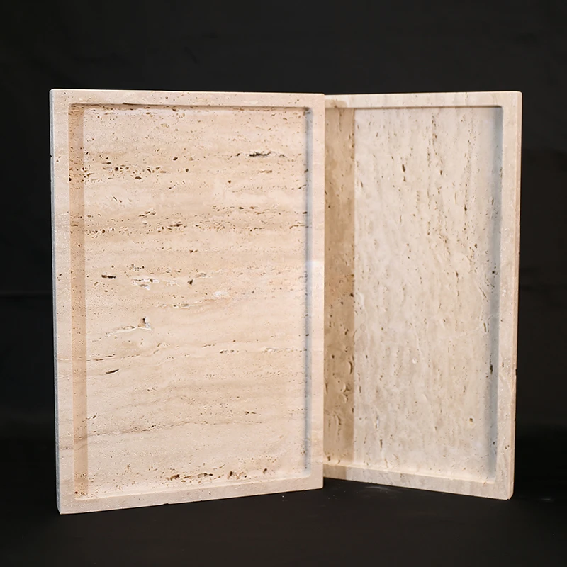 30x20x1.8cm Nature Marble Beig - Travertine Tray Oval review and price
