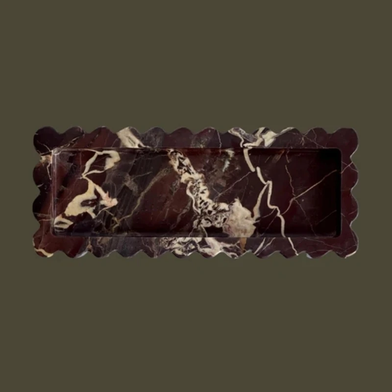 Natural Stone Purple Red Trave - Travertine Tray Oval review and price