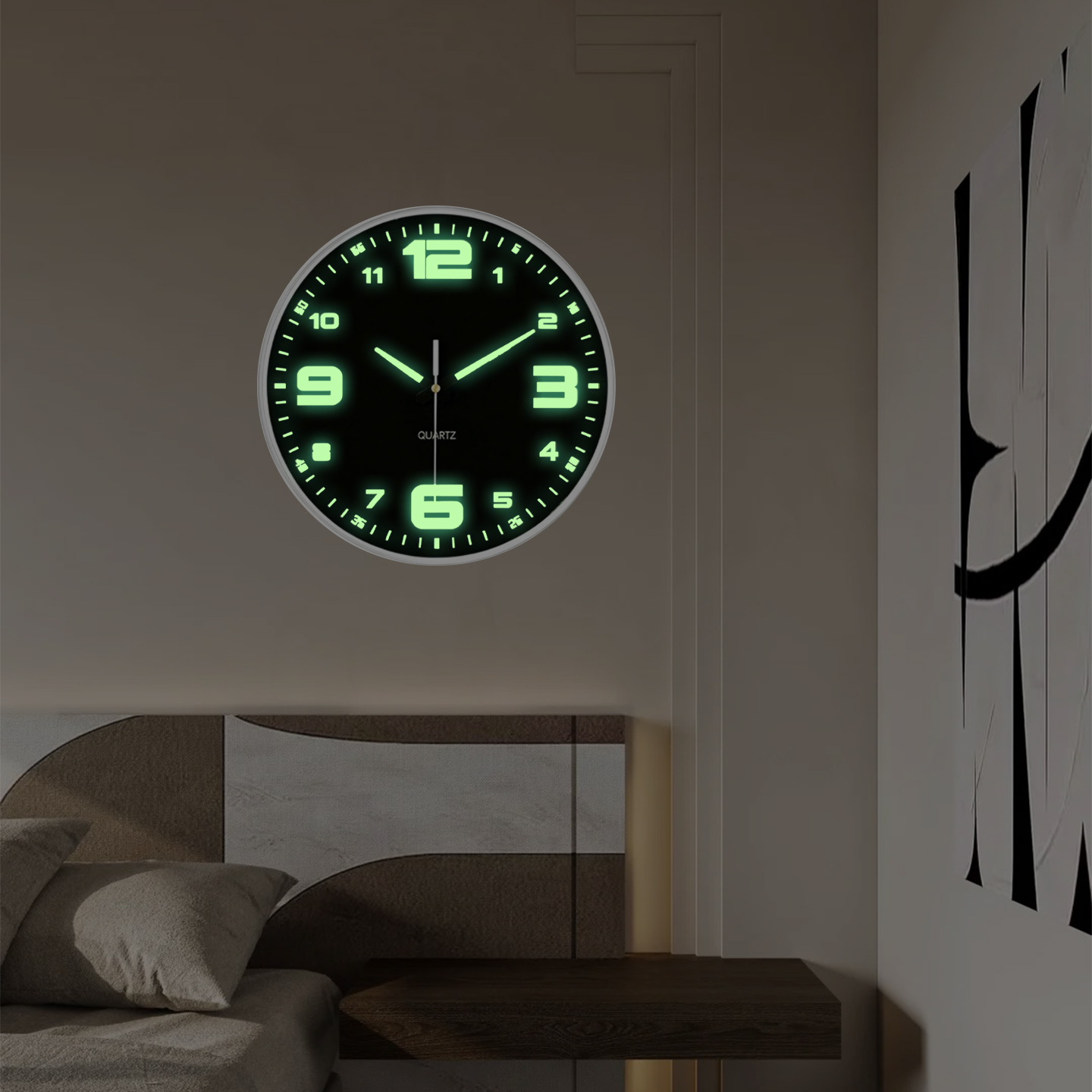 2026 New Night Glow Wall Clock - Interior Design Studio review and price