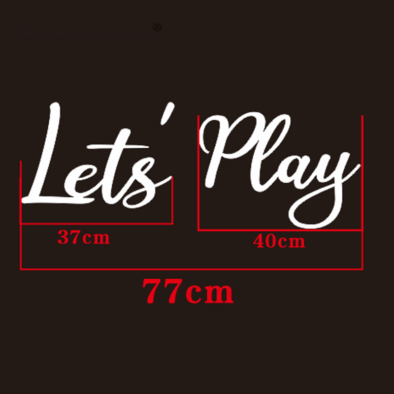Let's PLAY Wall Sign - Childre - Interior Design Years Of School review and price