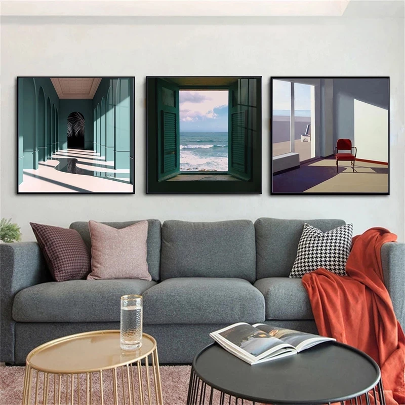 Nordic Window Outside Landscap - Interior Design Drawing review and price
