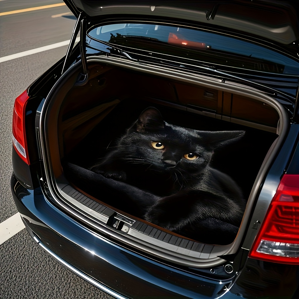 1pc Car Trunk Mat, 2D Graphic  - Interior Design Graphic Design review and price