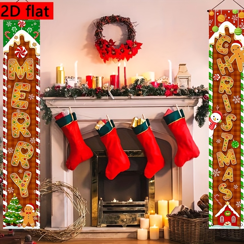 2-Pack 2D flat Christmas ginge - Interior Design Years Of School review and price