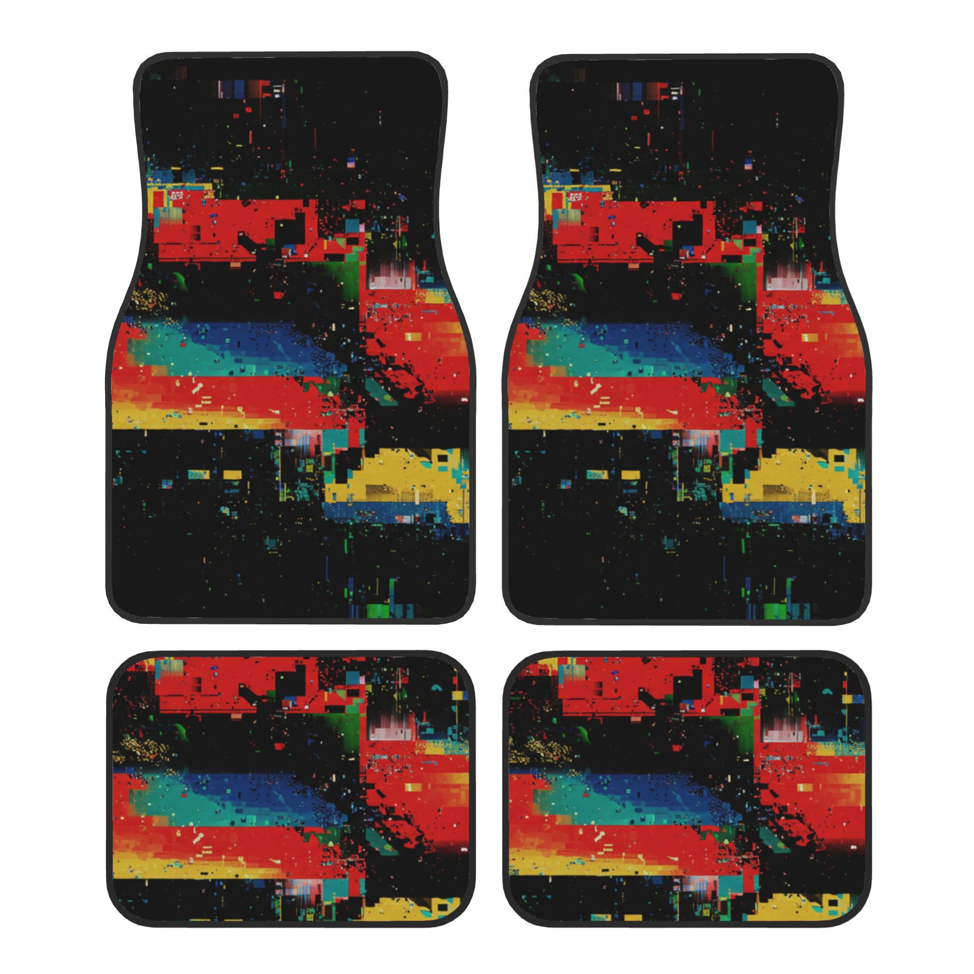 4pcs Fashionable Car Mats, Pri - Interior Design Graphic Design review and price