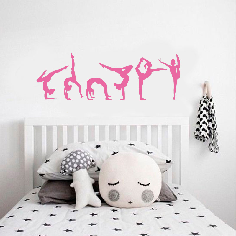 Set of 6 Gymnast Gymnastics Wa - Interior Design Studio review and price