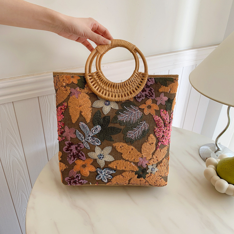Sequin Flower Graphic Top Hand - Interior Design Graphic Design review and price