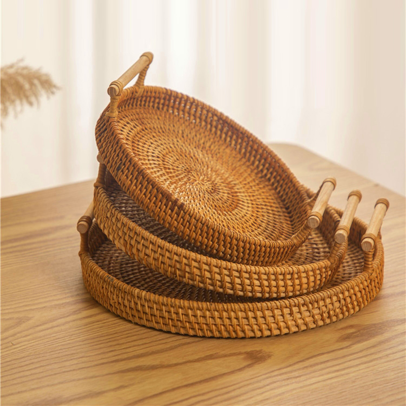 Rattan Strap Handle Storage Ba - Rattan Tray Handle review and price
