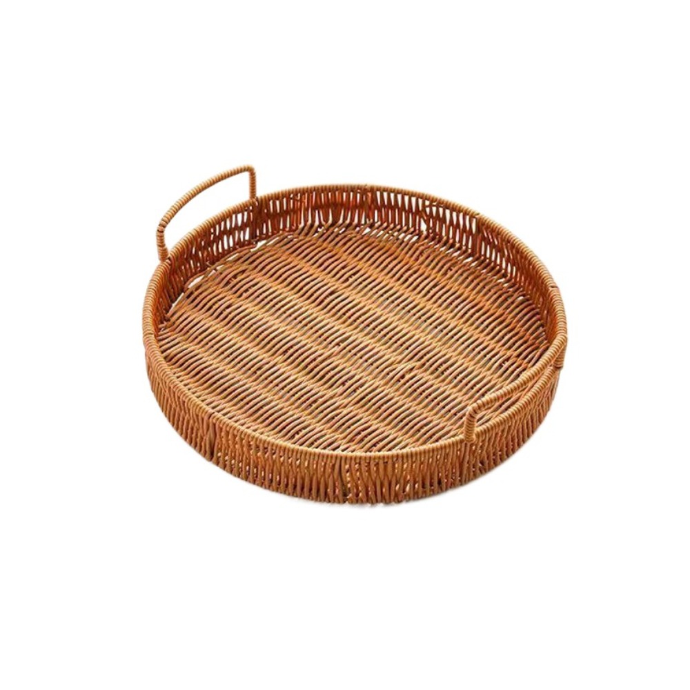 Large Capacity Imitation Ratta - Rattan Tray Handle review and price