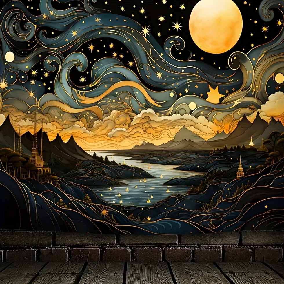 Star‑and‑Moonlit‑Mountain Tape - Interior Design Years Of School review and price