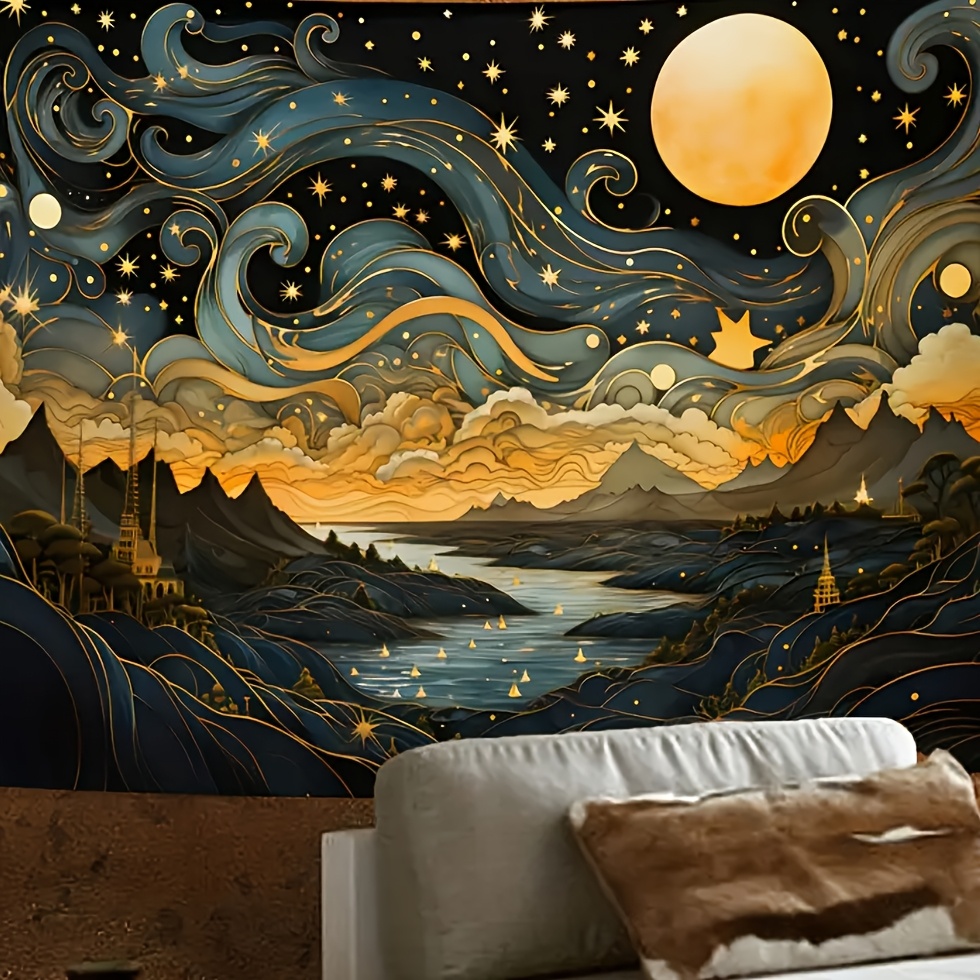 Star‑and‑Moonlit‑Mountain Tape - Interior Design Years Of School review and price